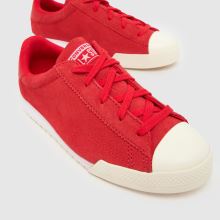 Converse Chuck Taylor Lo Girls Junior in Red Converse Chuck Taylor Lo,3 of 4