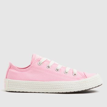 Converse pale pink lo espadrille trainers junior Converse pale pink lo espadrille trainers junior