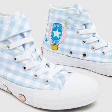 Converse All Star Hi 1V Hello Kitty Girls Junior in Pale Blue Converse All Star Hi 1V Hello Kitty,3 of 4