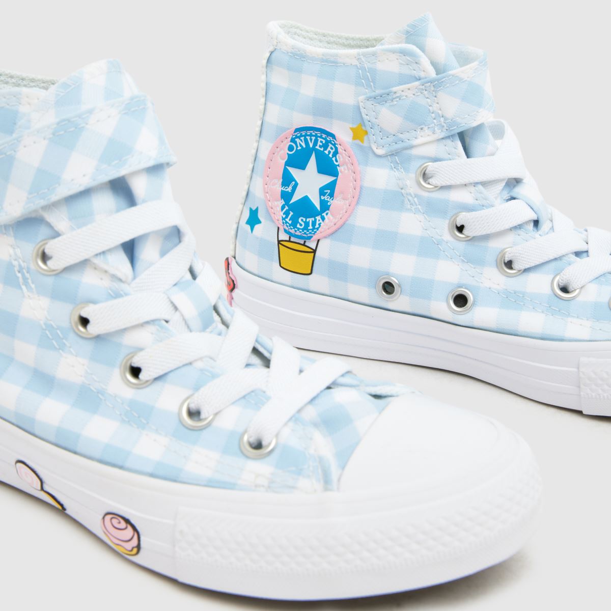 Converse All Star Hi 1V Hello Kitty Girls Junior in Pale Blue Converse All Star Hi 1V Hello Kitty 4
