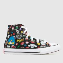 Converse All Star Hi Hello Kitty Girls Junior in Black & White Converse All Star Hi Hello Kitty,1 of 4
