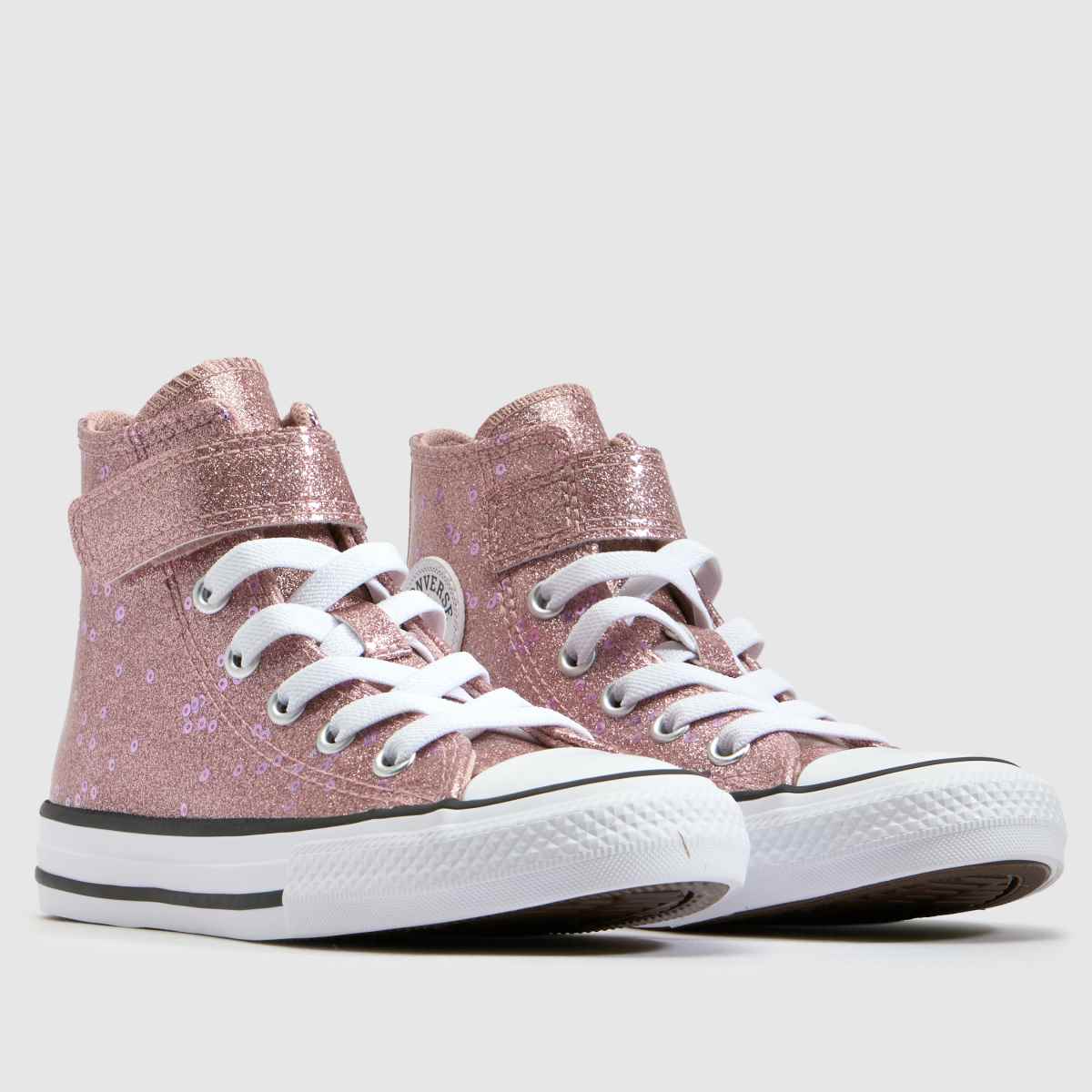Converse All Star Hi 1V Girls Junior in Pink Multi Converse All Star Hi 1V 1
