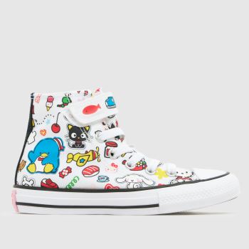 Converse Multi All Star Hi 1V Hello Kitty Girls Junior
