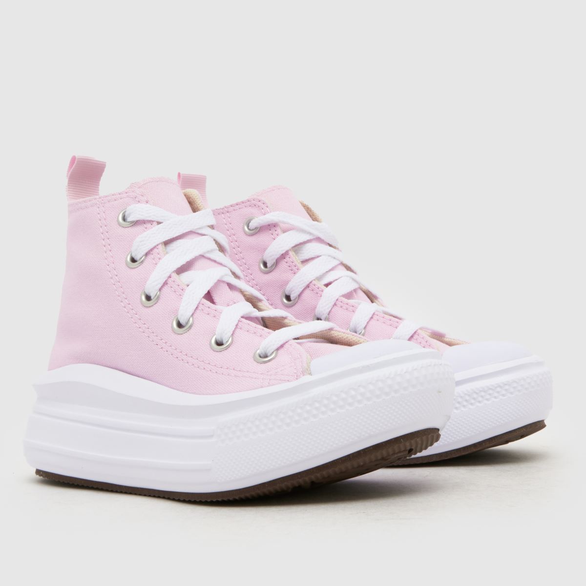 Converse All Star Move Hi Girls Junior in Pale Pink Converse All Star Move Hi 1