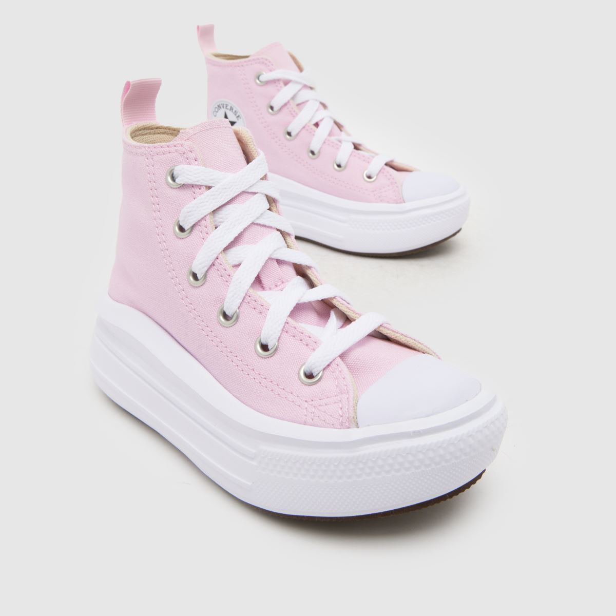 Converse All Star Move Hi Girls Junior in Pale Pink Converse All Star Move Hi 4