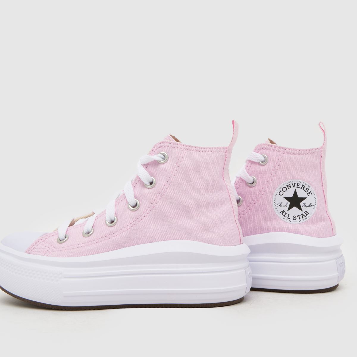 Converse All Star Move Hi Girls Junior in Pale Pink Converse All Star Move Hi 7