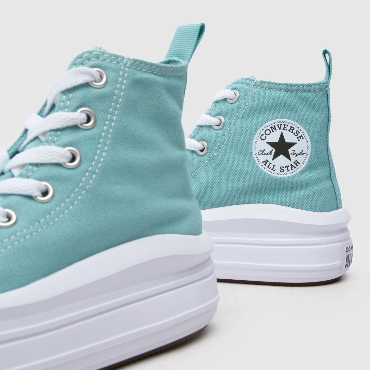 Converse All Star Move Girls Junior in Light Green Converse All Star Move 7