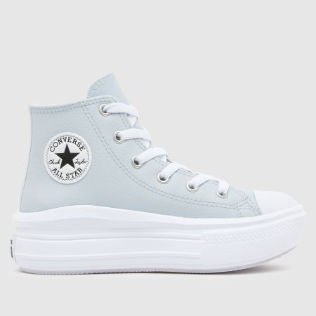 Chuck Taylors Girls Grey Converse Shoes Kids Girls Junior Light