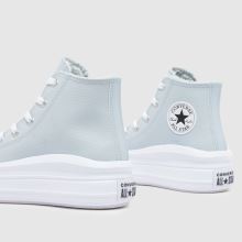Converse All Star Hi Move Girls Junior in Light Grey Converse All Star Hi Move,4 of 4