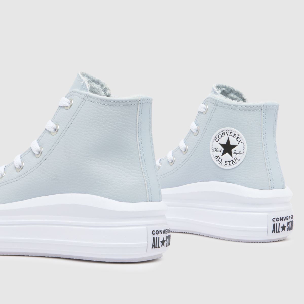 Converse All Star Hi Move Girls Junior in Light Grey Converse All Star Hi Move 7