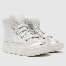Converse All Star Disco Hi Girls Toddler in Silver Converse All Star Disco Hi,2 of 4