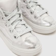 Converse All Star Disco Hi Girls Toddler in Silver Converse All Star Disco Hi,3 of 4