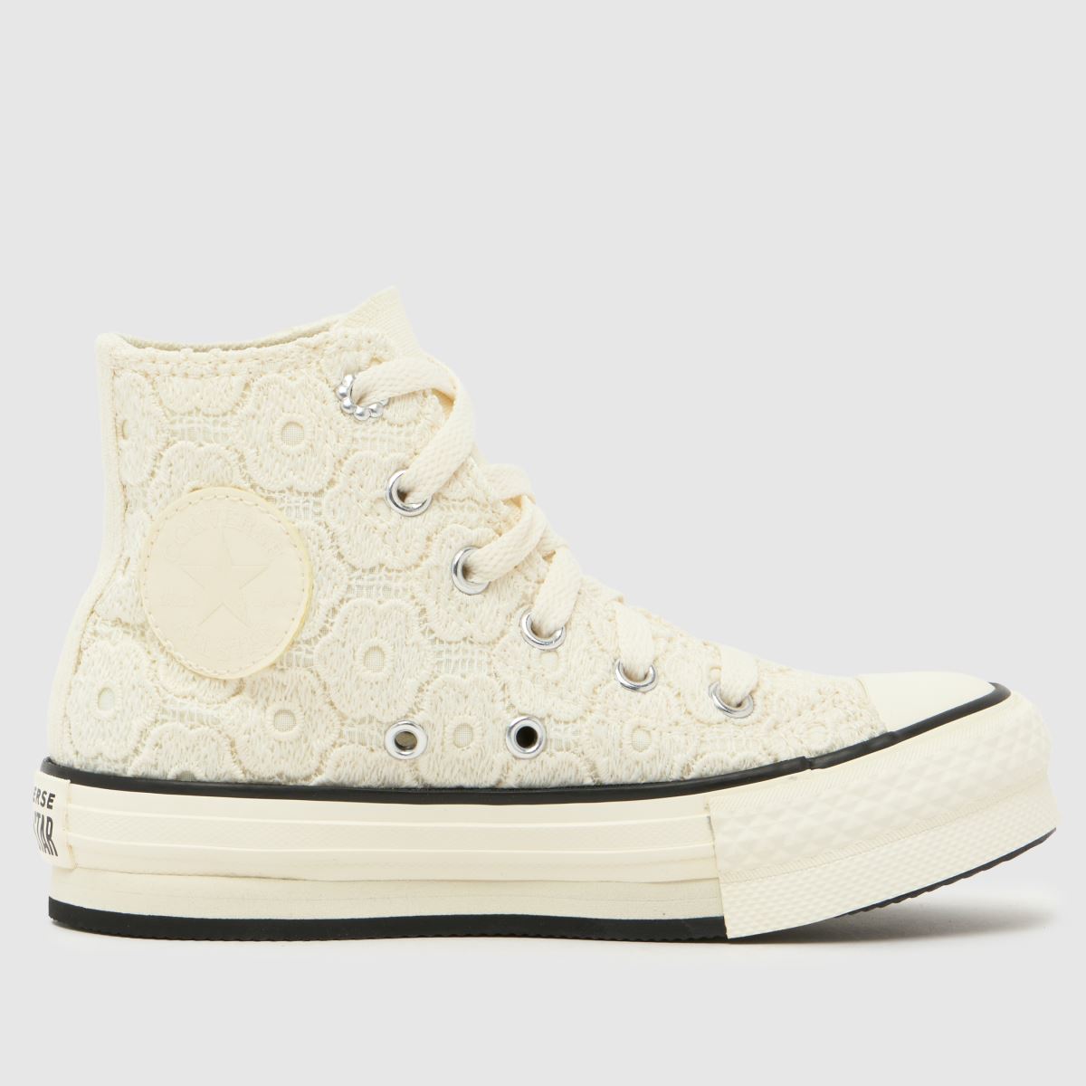 Converse Stone All Star EVA Lift Hi Girls Junior Trainers