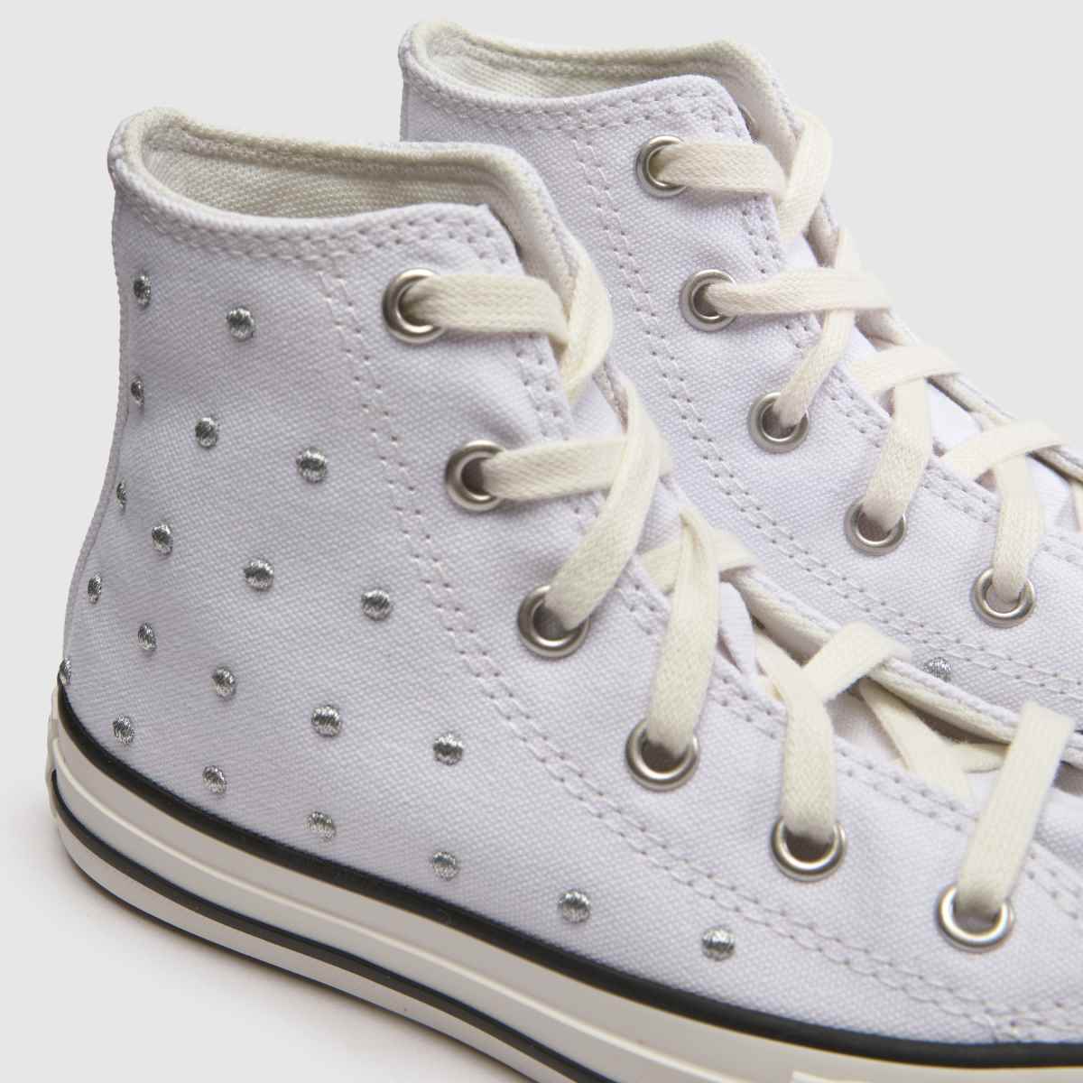 Converse All Star Hi Girls Junior in White Multi Converse All Star Hi 4