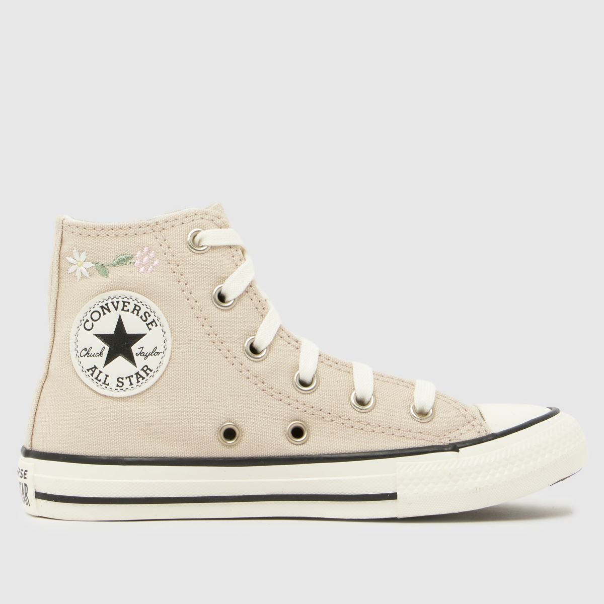 Converse Natural All Star Hi Girls Junior Trainers