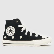 Converse All Star Hi Beaded Girls Junior in Black Converse All Star Hi Beaded,1 of 4