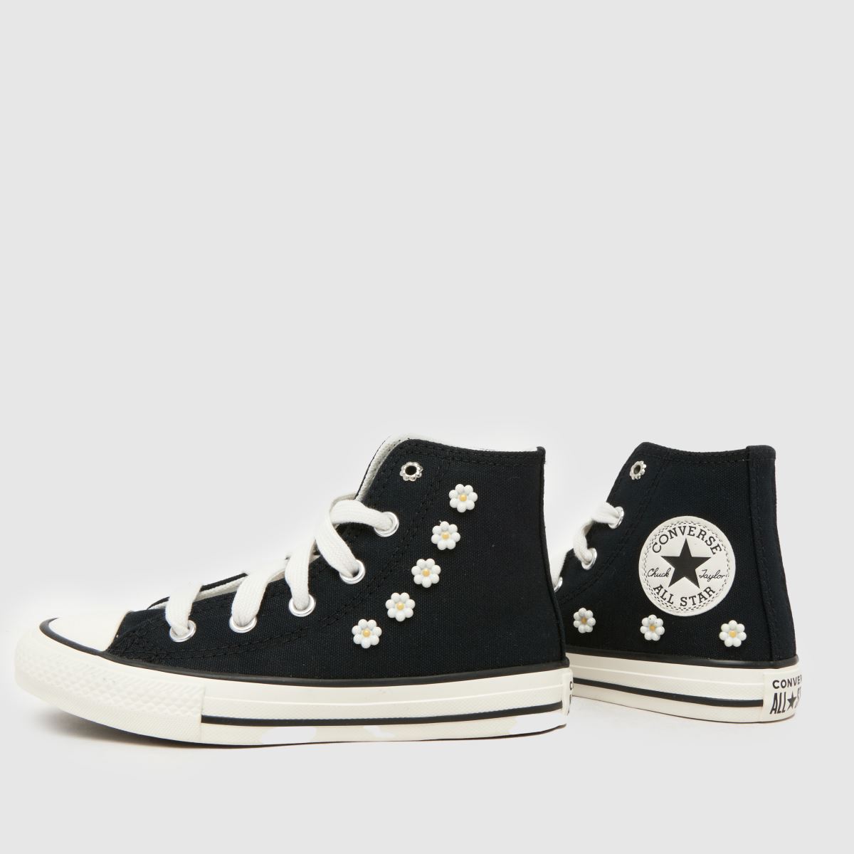 Converse All Star Hi Beaded Girls Junior in Black Converse All Star Hi Beaded 7