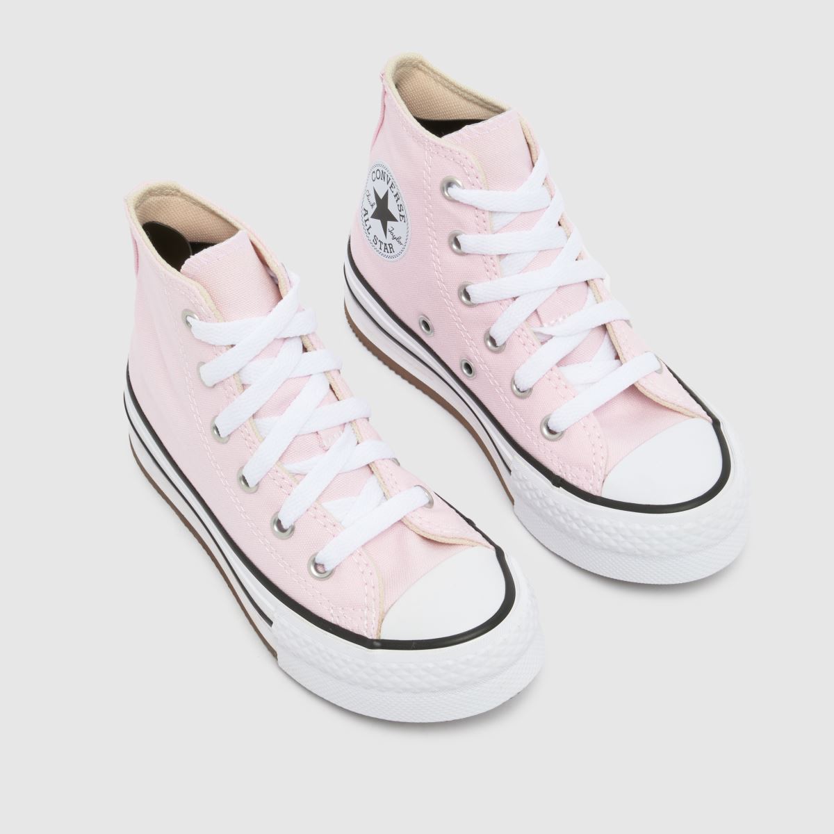 Converse All Star EVA Lift Hi Girls Junior in Pale Pink Converse All Star EVA Lift Hi 4