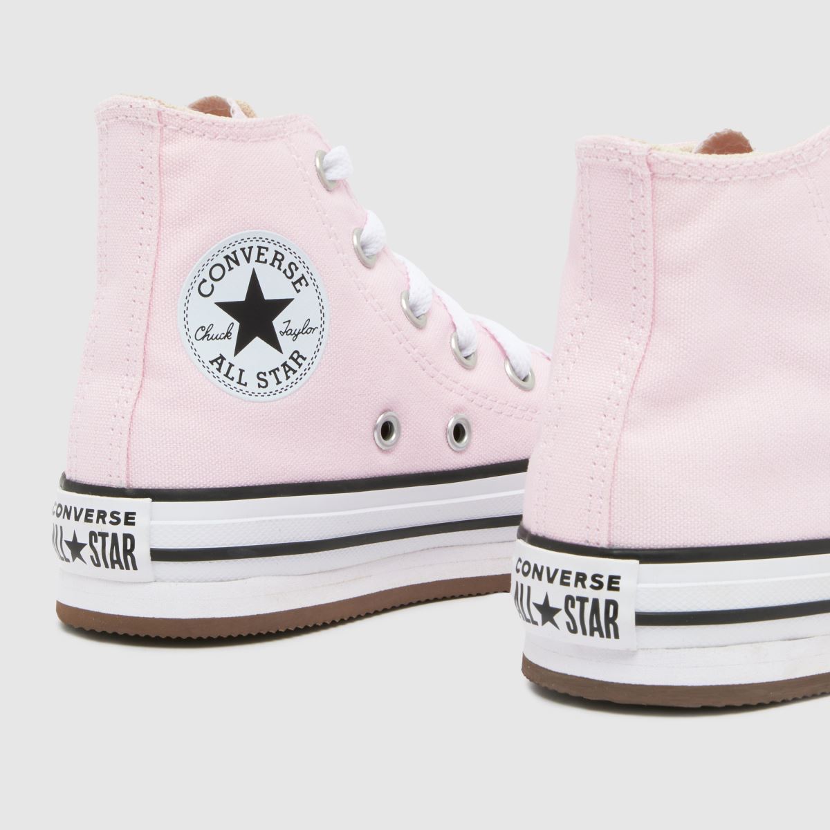Converse All Star EVA Lift Hi Girls Junior in Pale Pink Converse All Star EVA Lift Hi 7