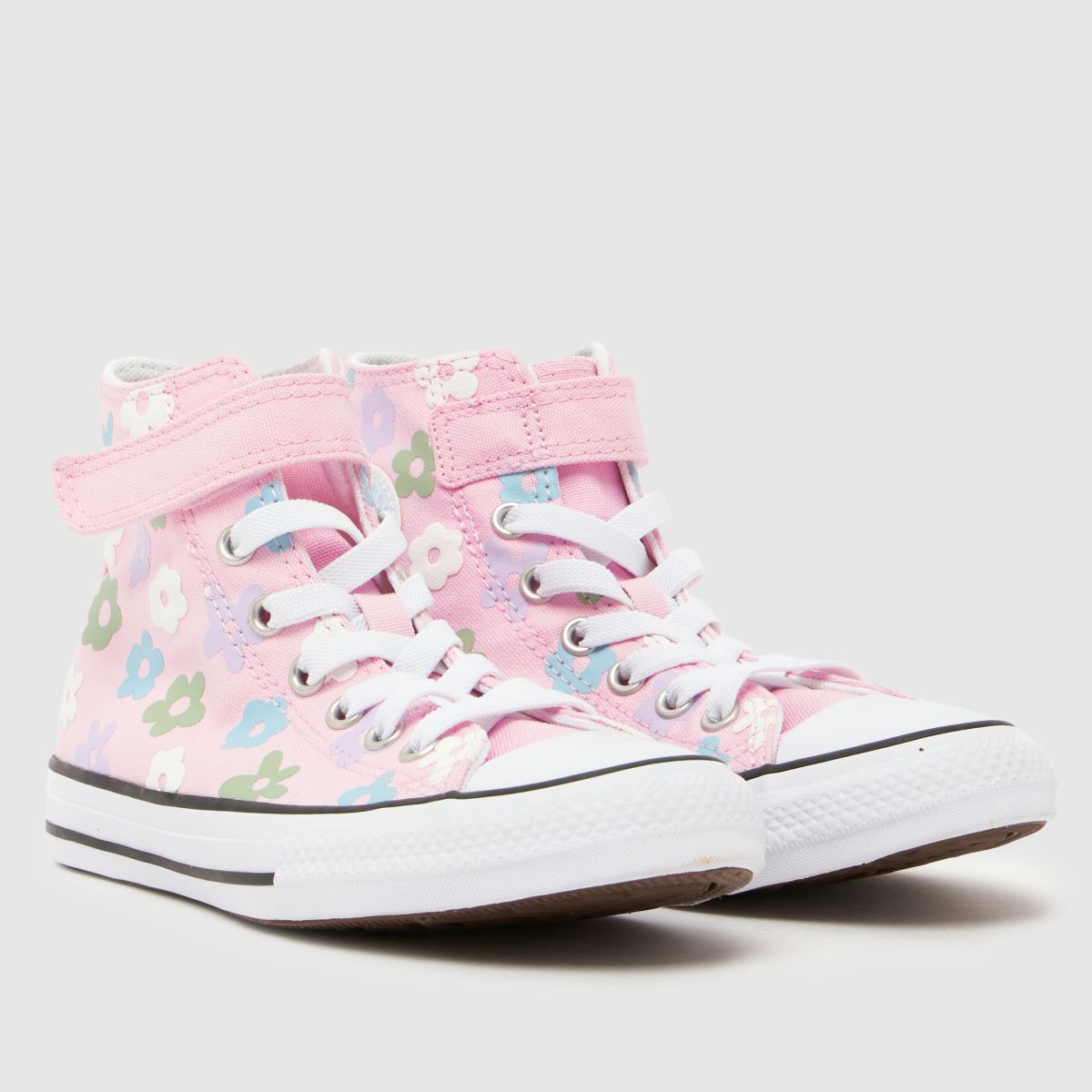 Converse All Star Hi 1V Girls Junior in Pink Multi Converse All Star Hi 1V 1