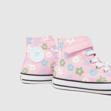 Converse All Star Hi 1V Girls Junior in Pink Multi Converse All Star Hi 1V,3 of 4