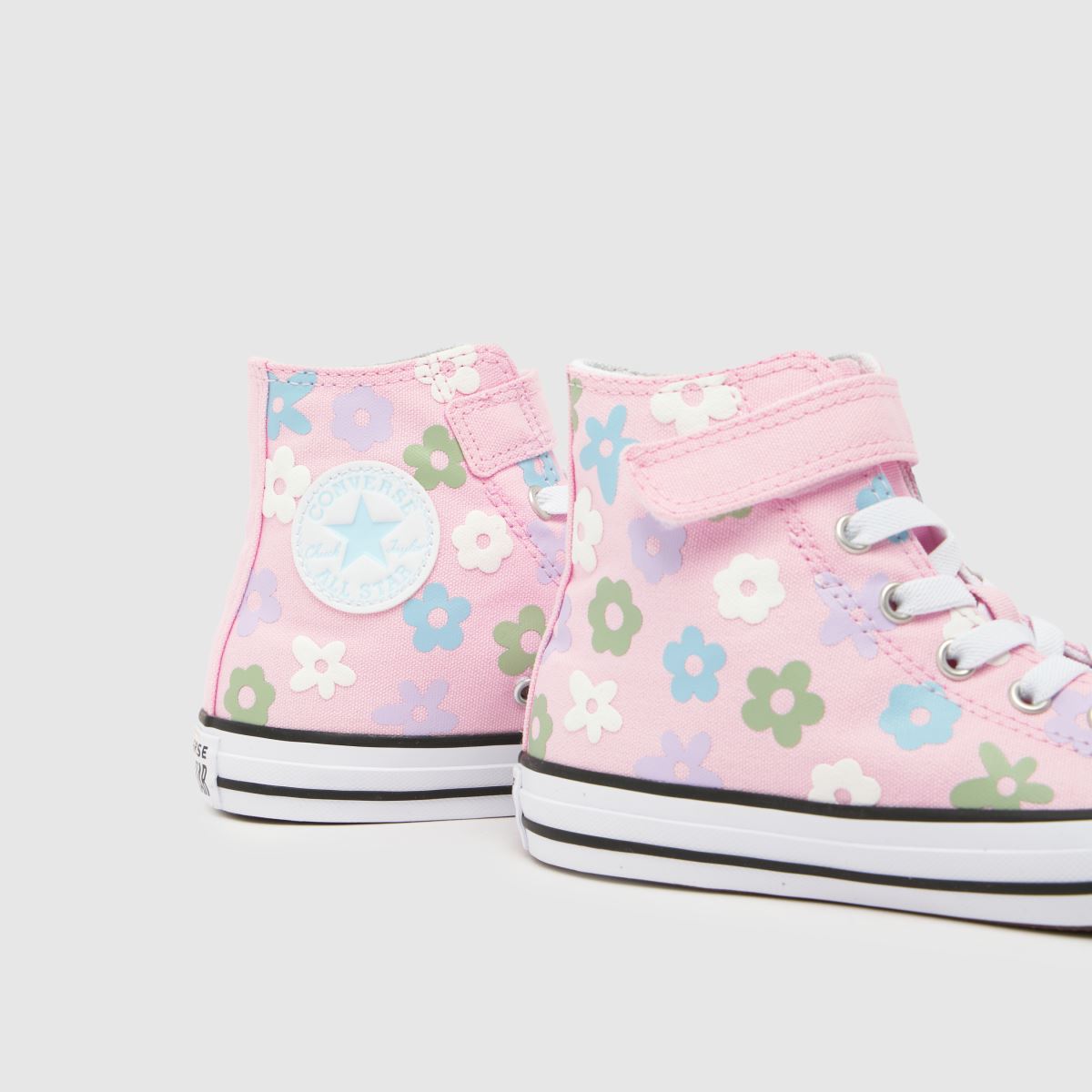Converse All Star Hi 1V Girls Junior in Pink Multi Converse All Star Hi 1V 4