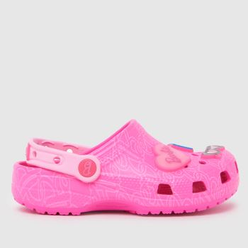 Crocs Pink Classic Barbie Clog Girls Junior