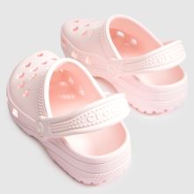 Crocs Classic Hearts Cut Out Clog Girls Junior in Pale Pink Crocs Classic Hearts Cut Out Clog,4 of 4