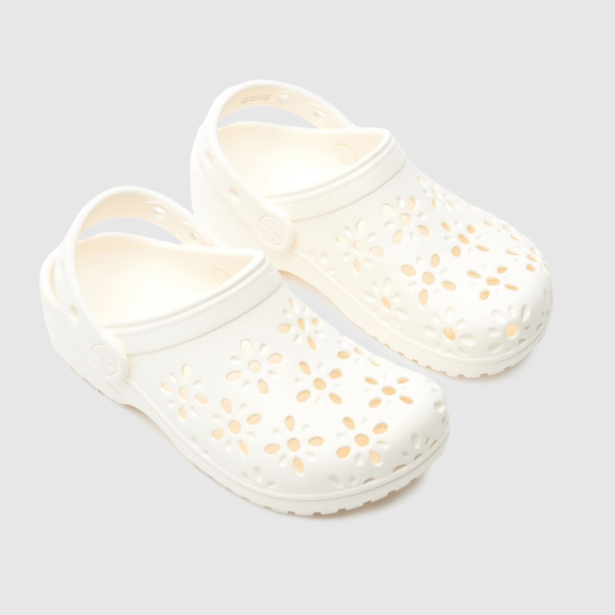 Kinder Crocs Classic Floral Cut Out Clog Sneaker Crocs Classic Floral Cut Out Clog 4