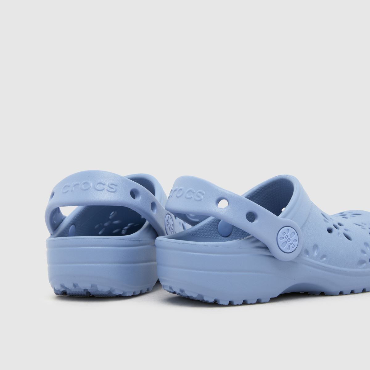 Kinder Crocs Blau Classic Floral Cut Out Clog Sneaker Crocs Classic Floral Cut Out Clog 7
