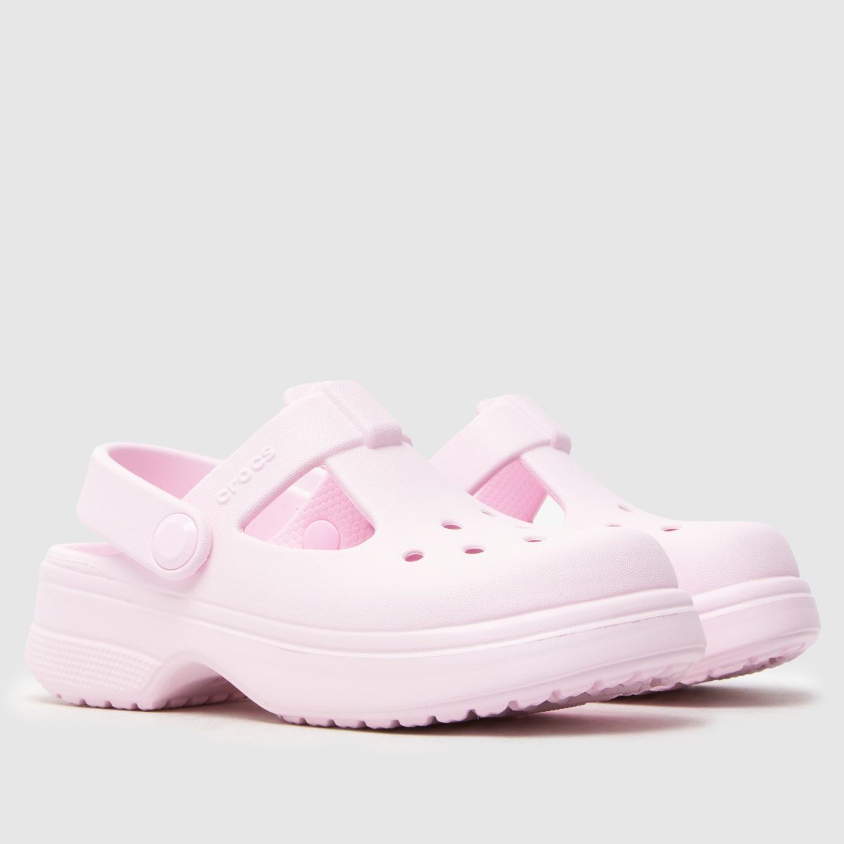 Crocs Classic Mary Jane Clog Girls Junior in Pale Pink Crocs Classic Mary Jane Clog 1
