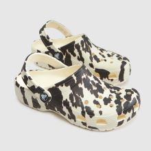 Crocs Classic Clog Girls Junior in Brown & White Crocs Classic Clog,3 of 4