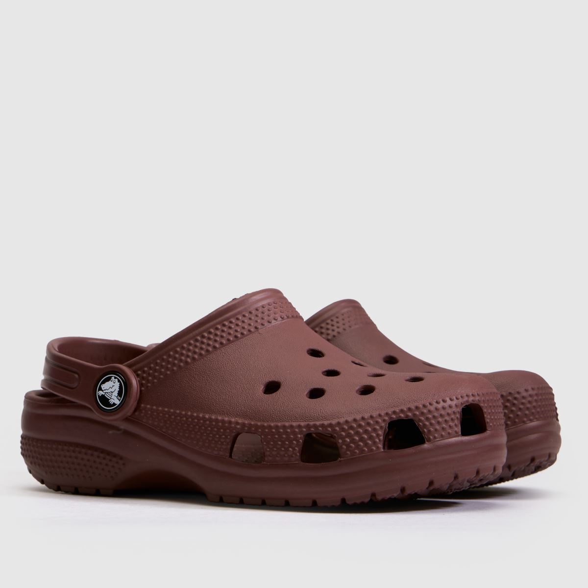 Crocs Classic Clog Girls Junior in Burgundy Crocs Classic Clog 1