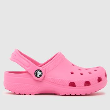 Crocs Pale Pink Classic Clog Girls Junior