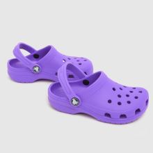 Crocs Classic Clog Girls Junior in Purple Crocs Classic Clog,3 of 4