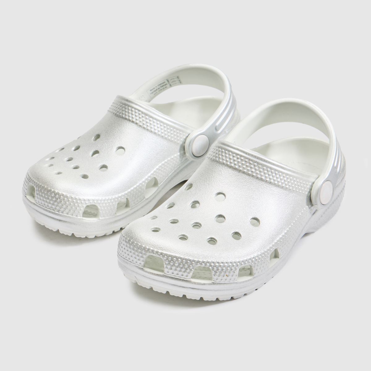 Crocs Classic Clog Girls Junior in Silver Crocs Classic Clog 4