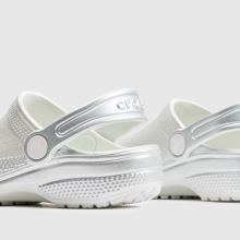 Crocs Classic Clog Girls Junior in Silver Crocs Classic Clog,4 of 4