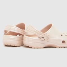 Crocs Classic Pearl Clog Girls Junior in Pale Pink Crocs Classic Pearl Clog,4 of 4