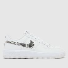 Nike Air Force 1 Girls Junior in White Multi Nike Air Force 1,1 of 4