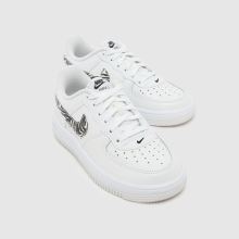 Nike Air Force 1 Girls Junior in White Multi Nike Air Force 1,3 of 4