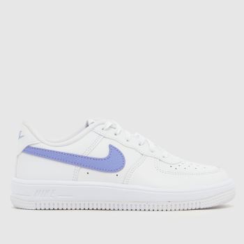 Nike White Force 1 Low Girls Junior