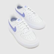 Nike Force 1 Low Girls Junior in White Nike Force 1 Low,3 of 4