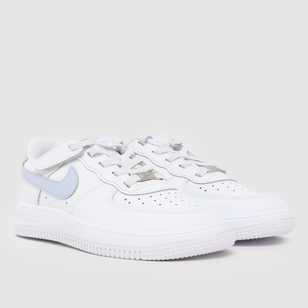 Kinder Nike Weiß-lila Force 1 Low Easyon Sneaker Nike Force 1 Low EasyOn 1