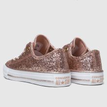 pink all star lo glitter trainers