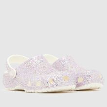 Crocs Classic Glitter Clog Girls Junior in Pink Multi Crocs Classic Glitter Clog,2 of 4