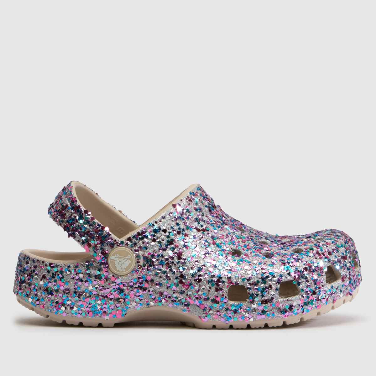 Crocs Classic Dazzle Clog Girls Junior in Multi Crocs Classic Dazzle Clog