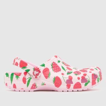 Crocs Pale Pink Classic Berry Clog Girls Junior