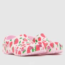 Crocs Classic Berry Clog Girls Junior in Pale Pink Crocs Classic Berry Clog,2 of 4