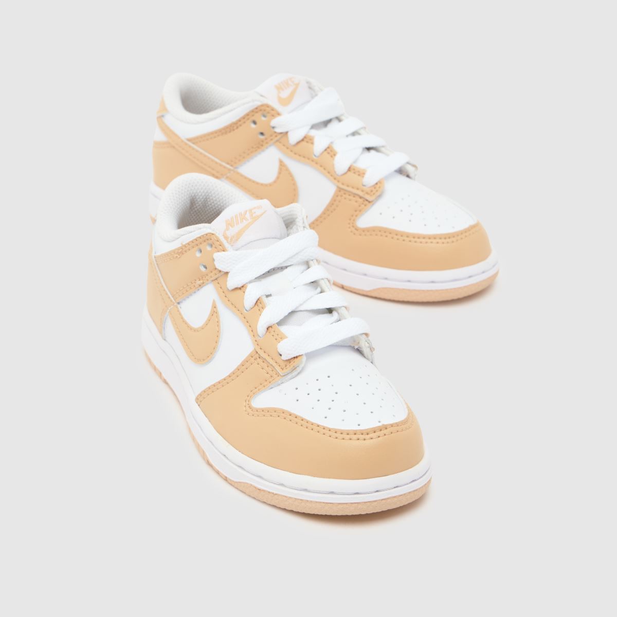 Kinder Nike Weiß-beige Dunk Low Sneaker Nike Dunk Low 4