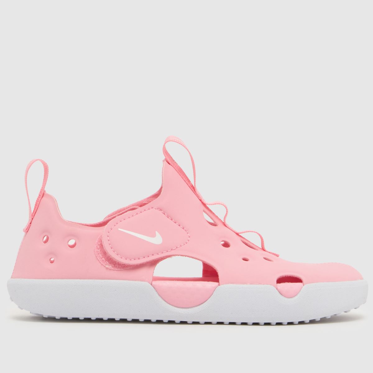 Nike Baby/Toddler Sunray Protect 4 Sandals, Med Soft Pink/White, Size 13.5 Younger